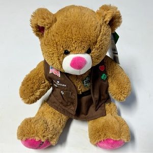 Limited Edition Girl Scouts Build-a-Bear 100 Year Anniversary Bear Uniform NWT